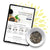 Tablet showing an online store website for a tea shop, with a bowl of loose leaf tea next to it.