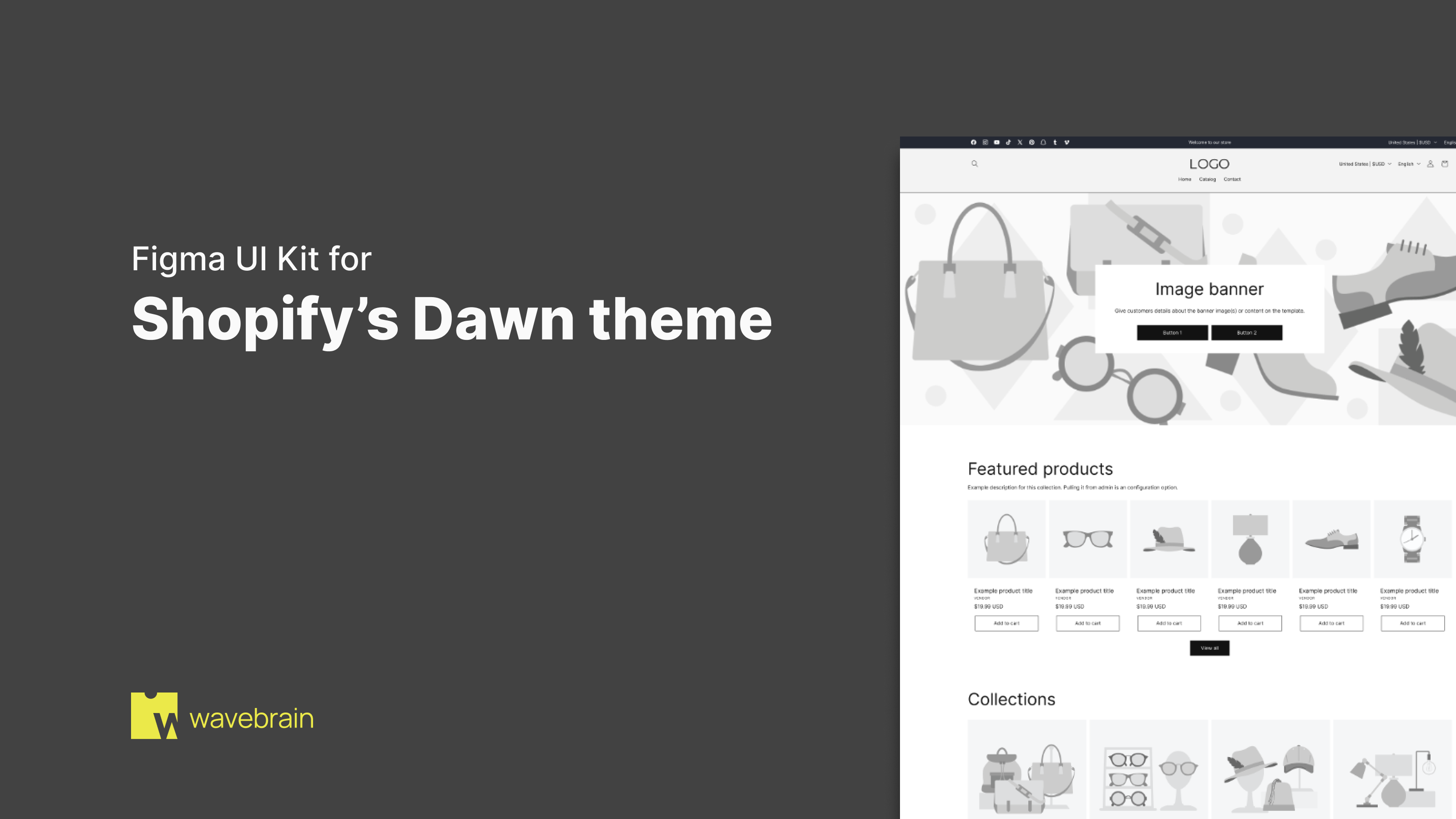 Load video: Demo a home page build using the Figma UI Kit for Shopify Dawn theme.